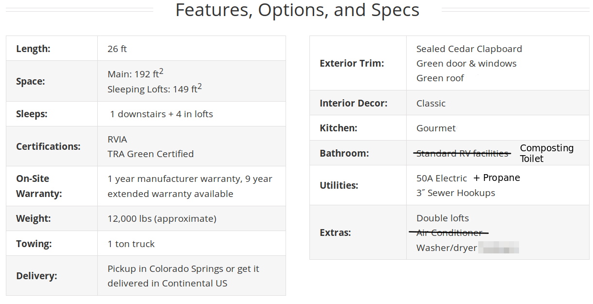 Elm Equator Specs